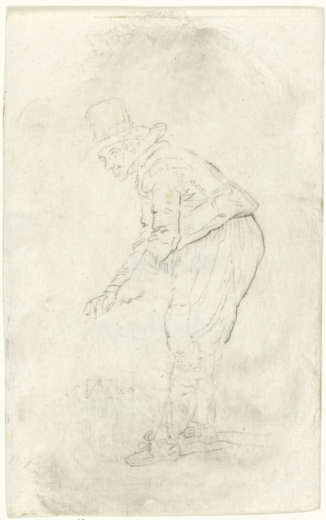 Kolfspeler (The Kolf Player), Netherlandish engraver, 1758–1762