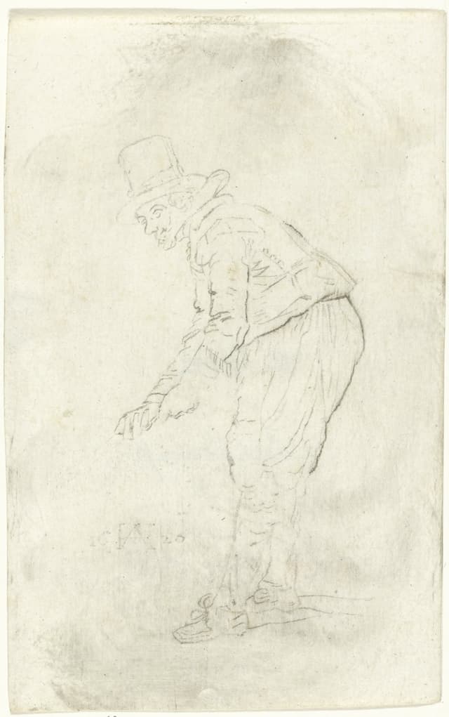 Kolfspeler (The Kolf Player), Netherlandish engraver, 1758–1762