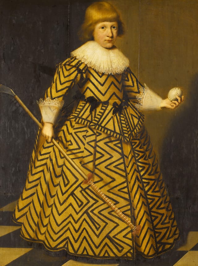 Portrait of a Boy with a Kolf Club