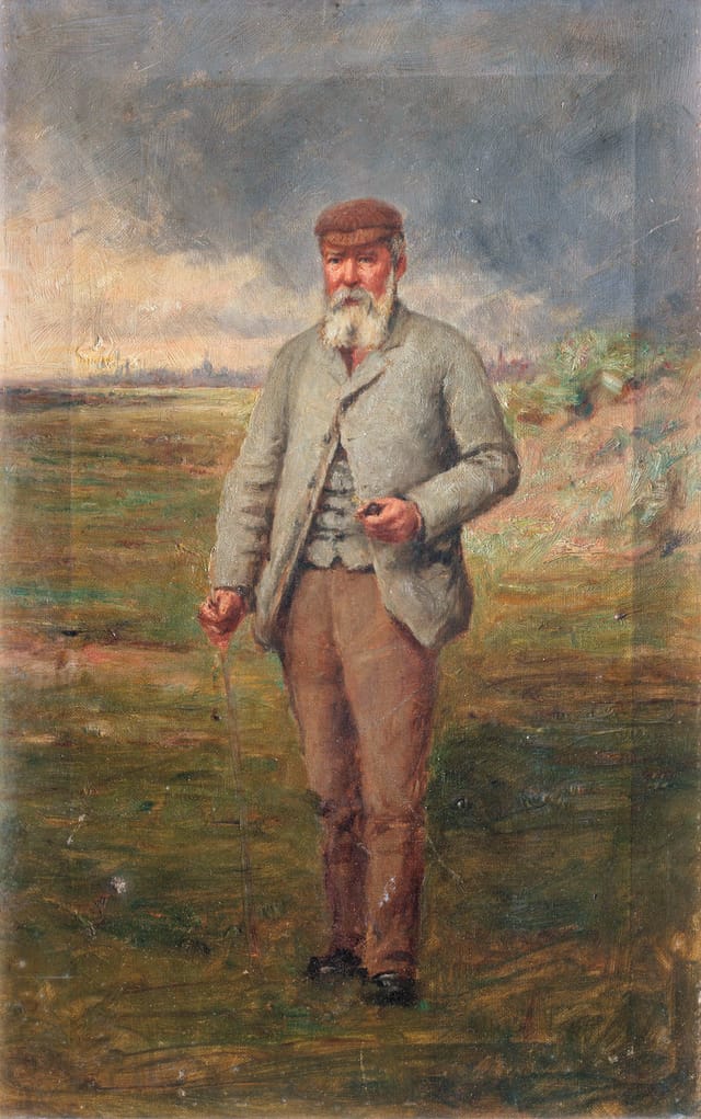 Old Tom Morris on St Andrews Links
