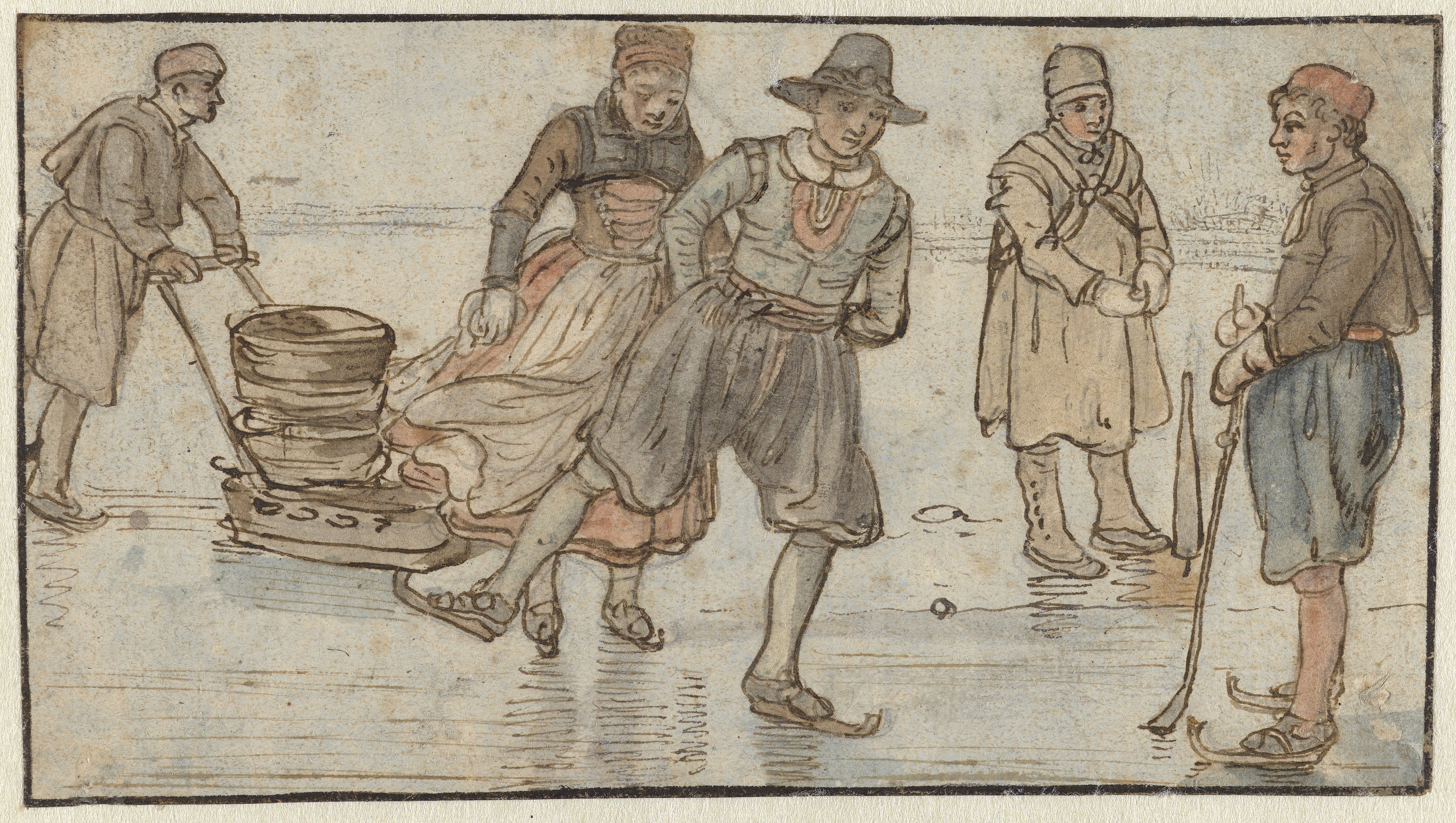 Skaters and Kolfers on the Ice