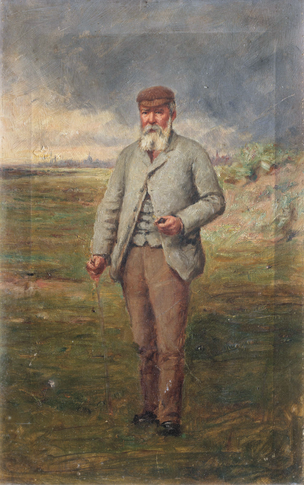 Old Tom Morris on St Andrews Links